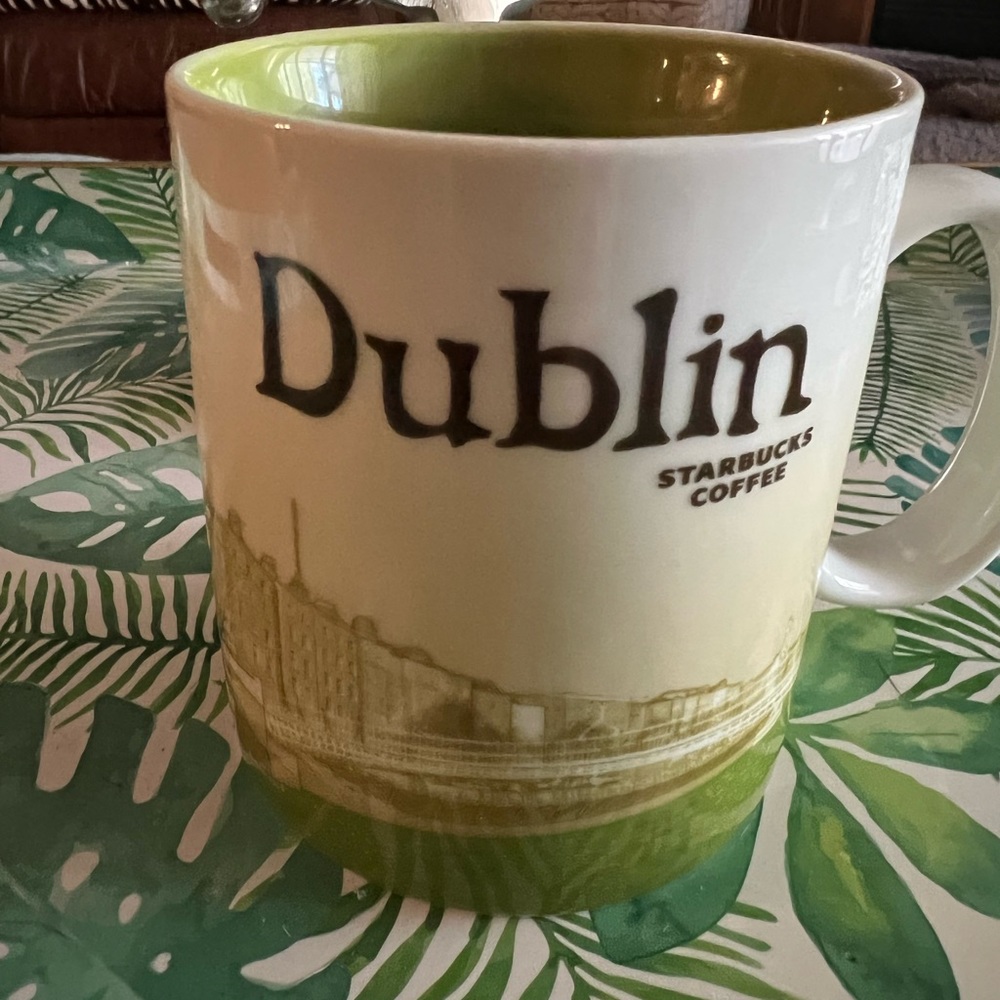 Starbucks Dublin 16oz coffee mug. Dated 2012